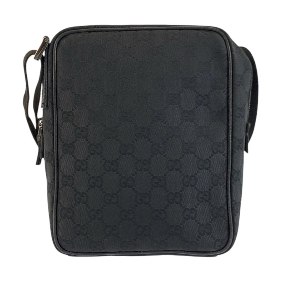 GUCCI（グッチ） ブラック 黒 GGキャンバス 122759 ショルダーバッグ