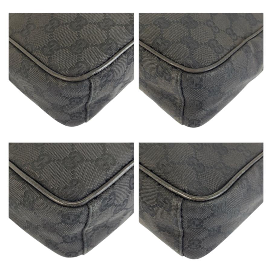 GUCCI（グッチ） ブラック 黒 GGキャンバス 122759 ショルダーバッグ