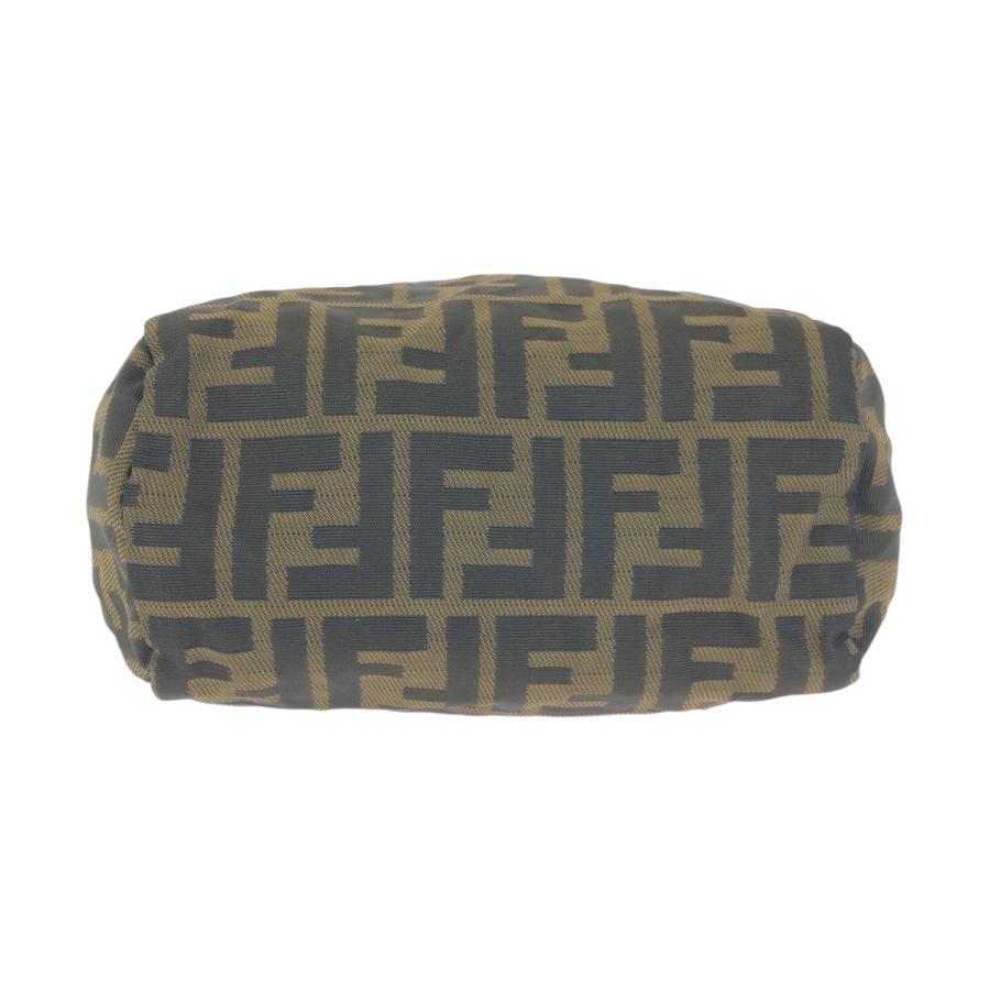 FENDI（フェンディ） 美品 ズッカ ブラウン シルバー金具 キャンバス 