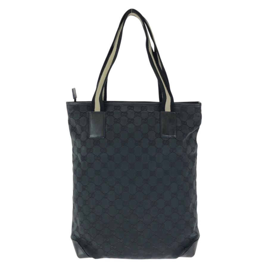 GUCCI（グッチ） ブラック 黒 シルバー金具 GGキャンバス/レザー 019