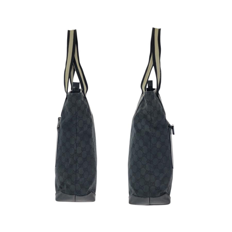 GUCCI（グッチ） ブラック 黒 シルバー金具 GGキャンバス/レザー 019