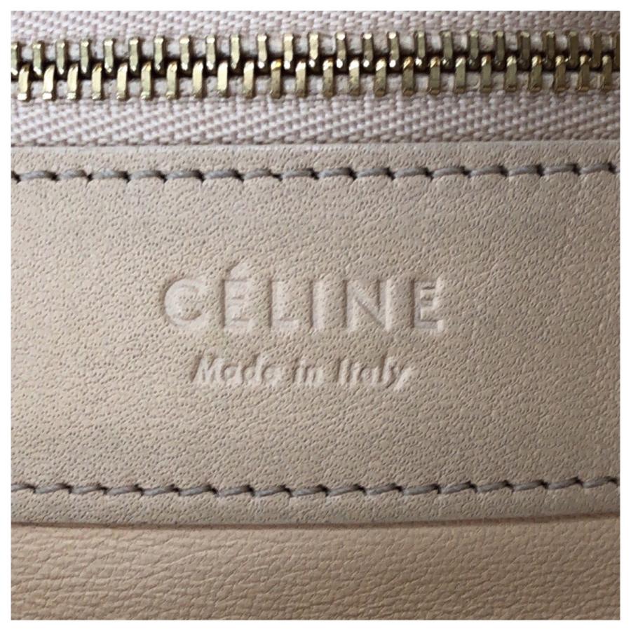 CELINE（セリーヌ） ホリゾンタル カバ バイカラー ベージュ ブラック
