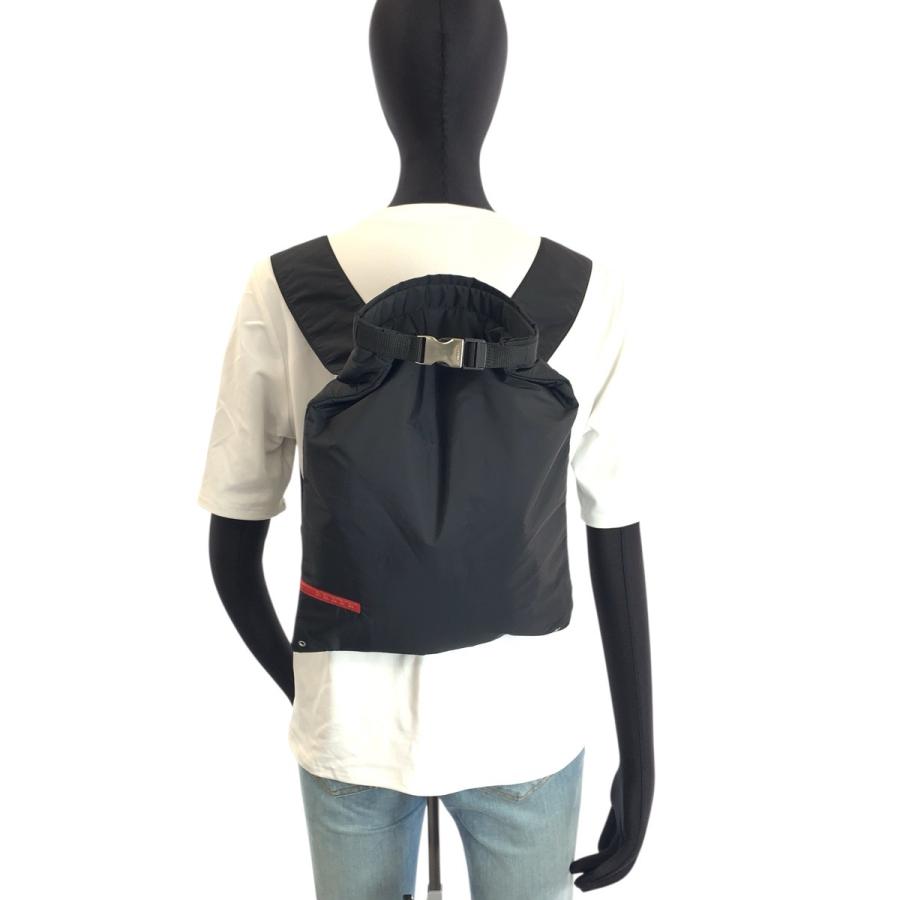 美品 PRADA SPORTS プラダスポーツ スポーツライン ブラック 黒