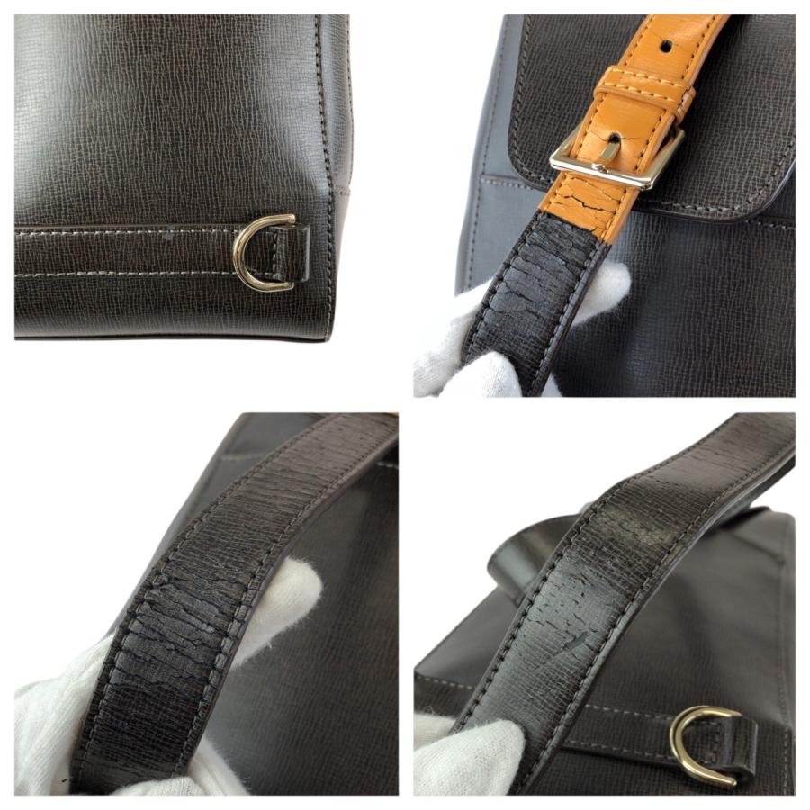 Paul Smith ポール スミス カラードチップレザー ブラウン オレンジ ゴールド金具 レザー ボディバッグ ショルダーバッグ メンズ 602254 | Paul Smith | 04