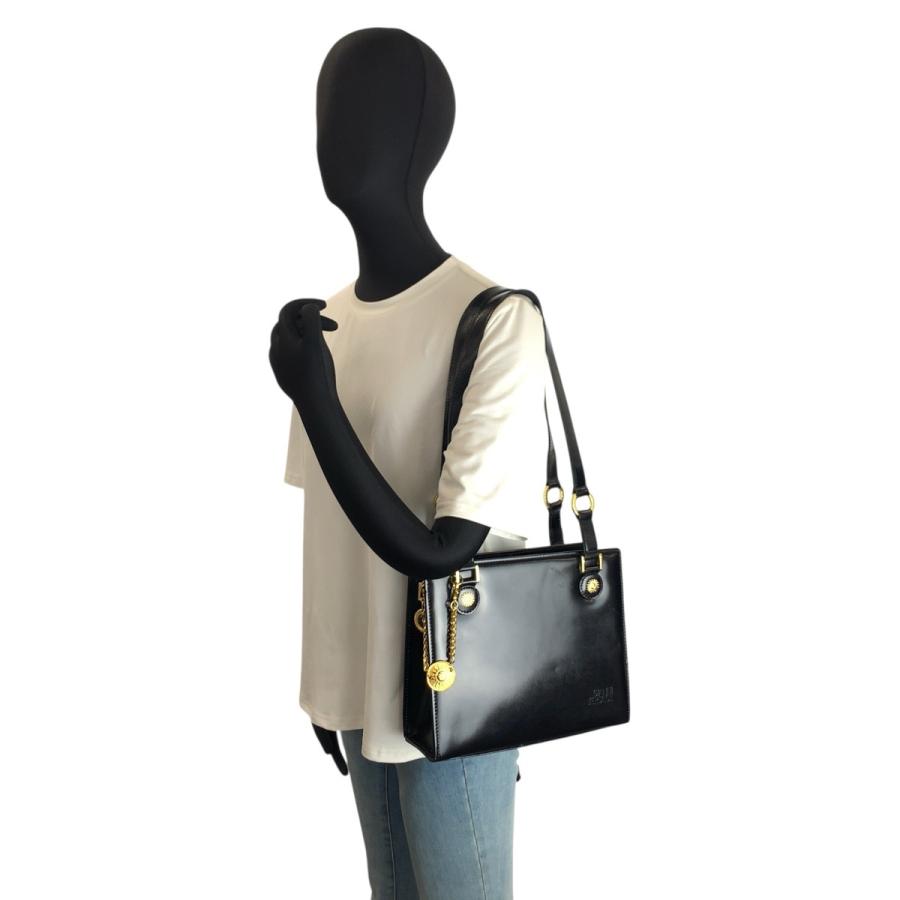 美品 VERSACE ヴェルサーチ サンバースト ブラック 黒 ゴールド金具