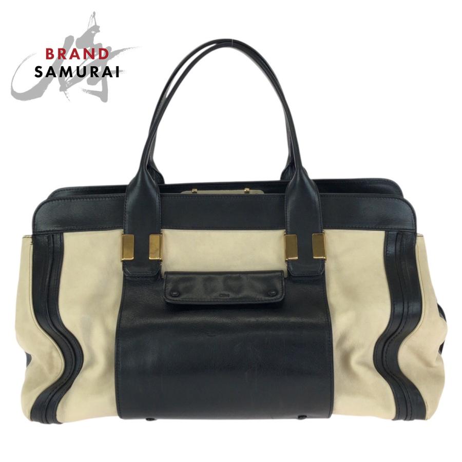 □Chloe（クロエ）美品 /レザー/ハンドバッグ/アリス Chloe（クロエ