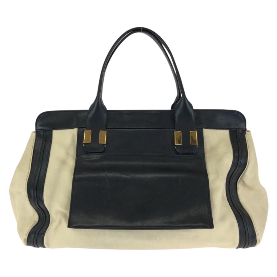 Chloé クロエ レザーハンドバッグ ブラック ゴールド金具 ねじり