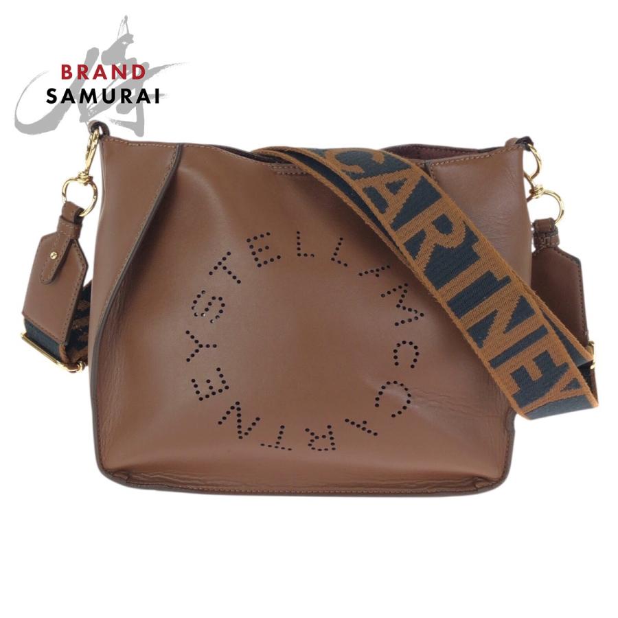Stella McCartney ステラマッカートニー ブラウン ゴールド金具 