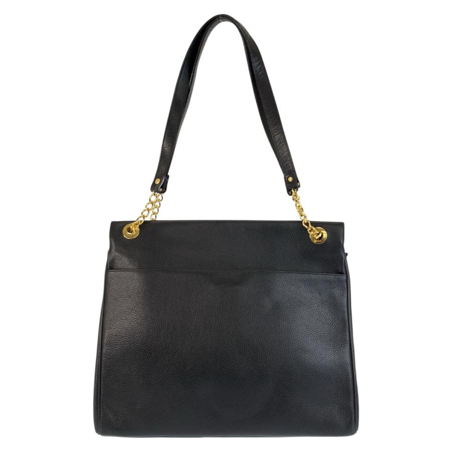 Bally（バリー） 美品 ブラック 黒 ゴールド金具 レザー トートバッグ