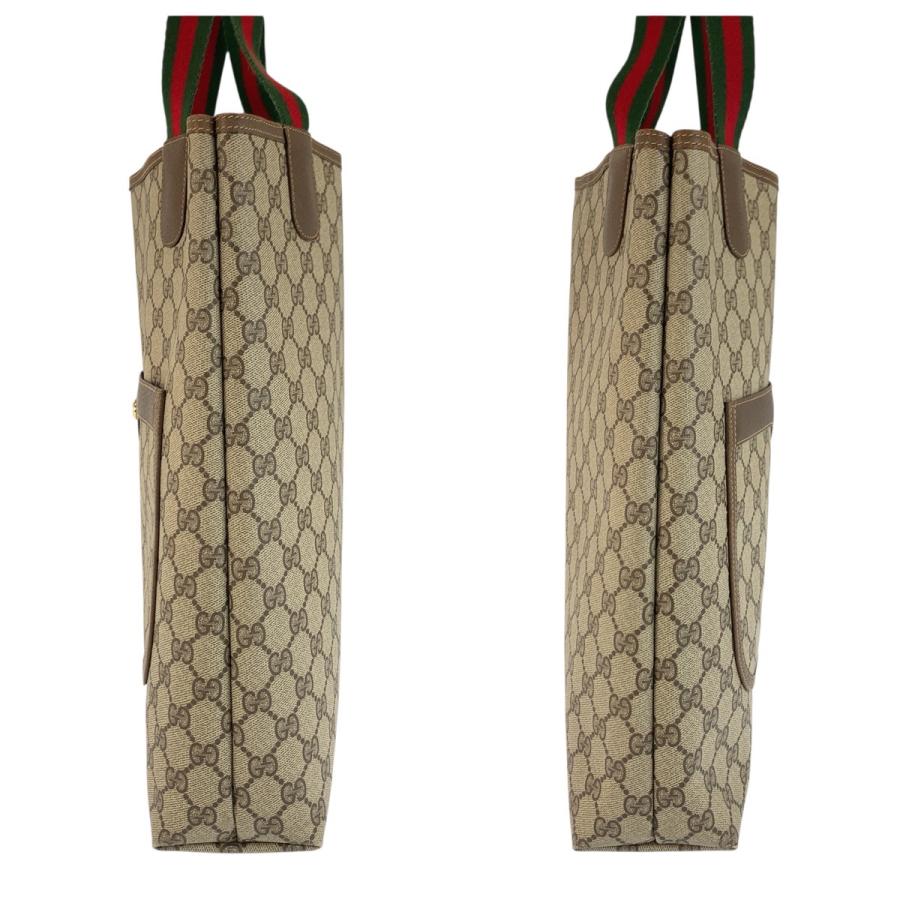 美品✨ヴィンテージ グッチ トートバッグ シェリーライン GGスプリーム GUCCI（グッチ） 美品 ヴィンテージ シェリーライン GGスプリーム