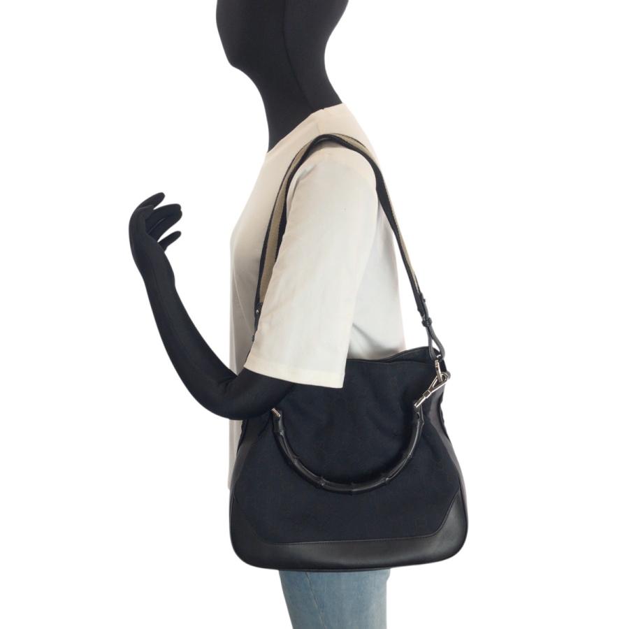 GUCCI（グッチ） 美品 バンブー ブラック 黒 シルバー金具 GG 