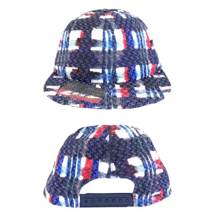 美品 CHANEL シャネル ココマーク マルチカラー ブルー ホワイト レッド ツイード キャップ レディース 602367 | CHANEL | 04