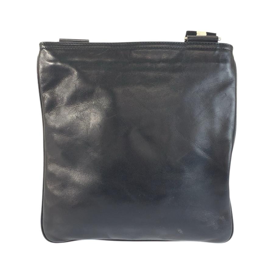 美品 BALLY バリー トレインスポッティング ブラック ホワイト シルバー金具 レザー ショルダーバッグ メッセンジャーバッグ 602406 | Bally | 01