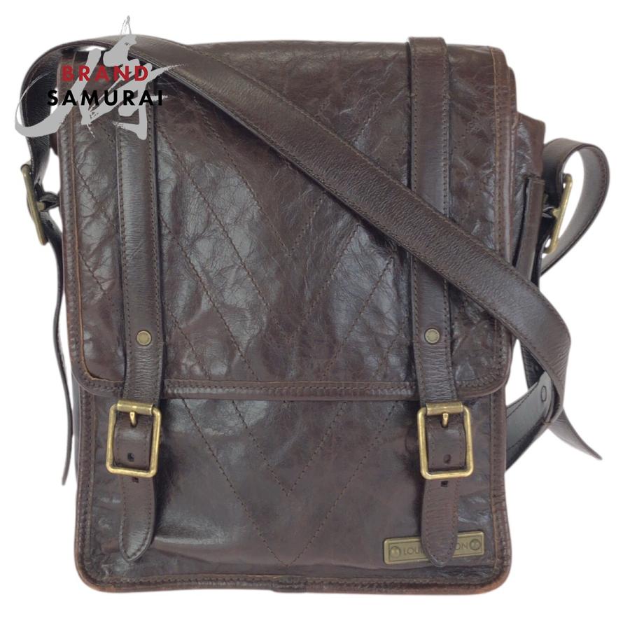 希少 美品 LOUIS VUITTON ルイヴィトン キュイール ソアナ トロター ブラウン ゴールド金具 レザー M95688 ショルダーバッグ メッセンジャーバッグ レディース 602500 【中古】 LOUIS VUITTON（ルイ・ヴィトン） 希少 美品 キュイール ソアナ