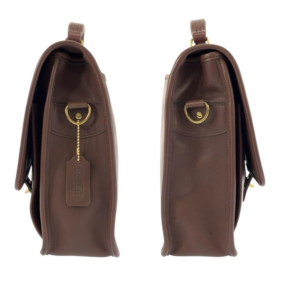 美品】COACH コーチ レザー リュック ブラウン メンズ A4収納可 楽天