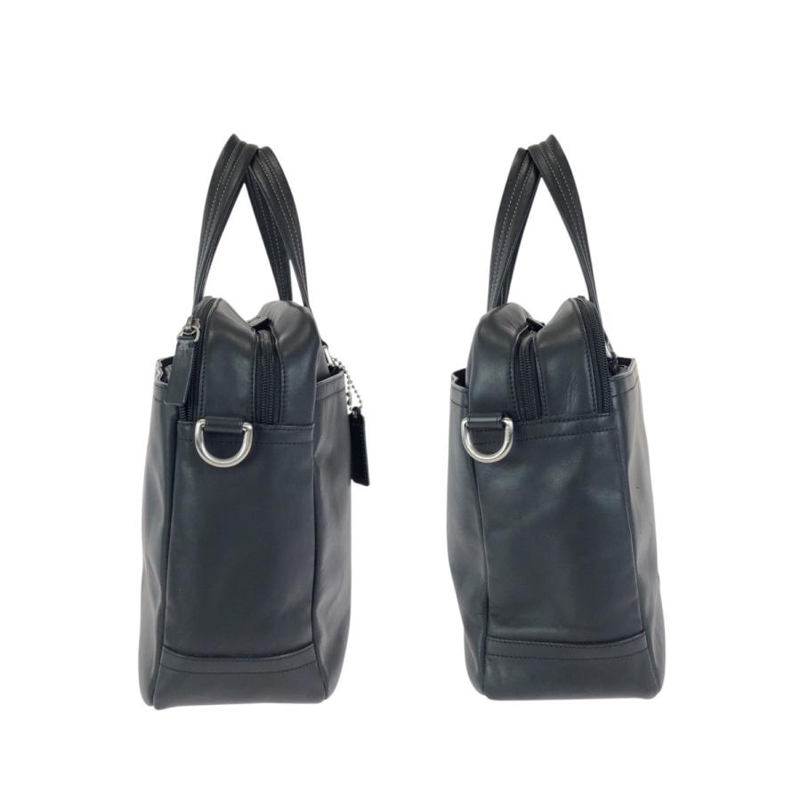 COACH（コーチ） 美品 2way ブラック 黒 シルバー金具 レザー F70707