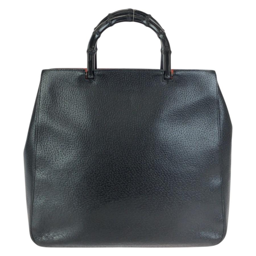 GUCCI（グッチ） 美品 バンブー ブラック 黒 シルバー金具 レザー 002