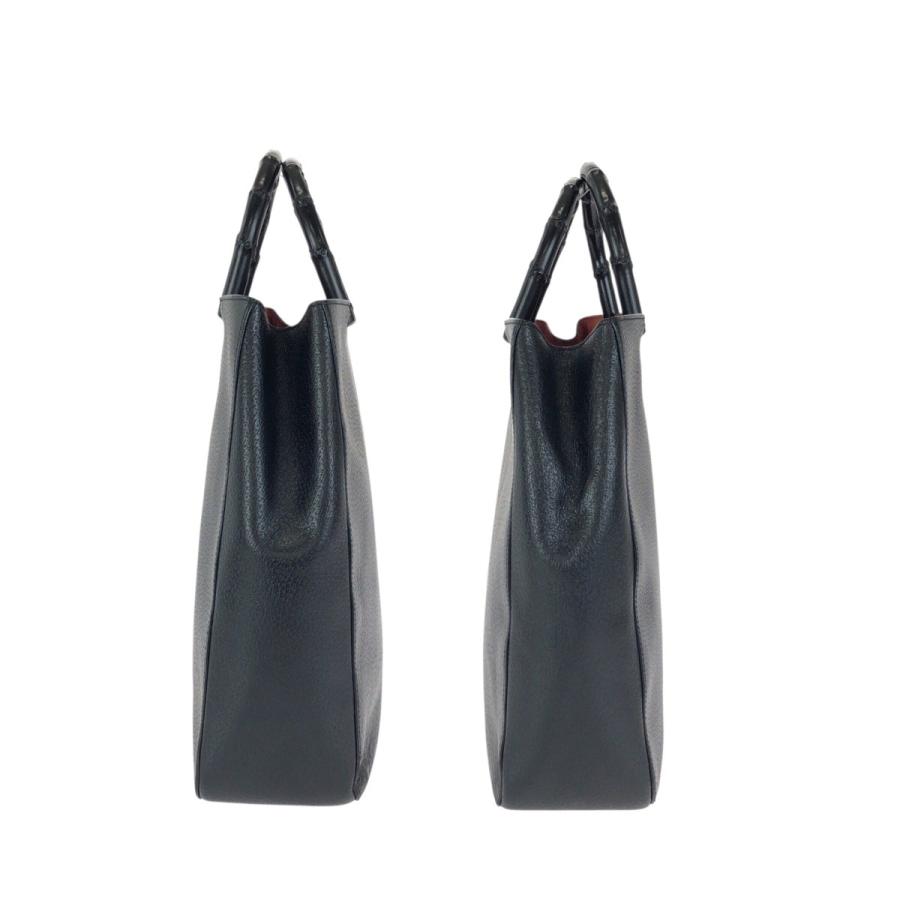 GUCCI（グッチ） 美品 バンブー ブラック 黒 シルバー金具 レザー 002