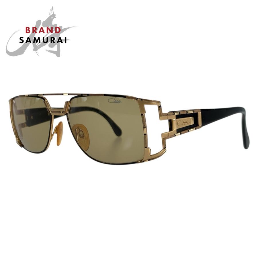 CAZAL（カザール） 美品 ブラック ゴールド メタル MOD 974 COL522 56
