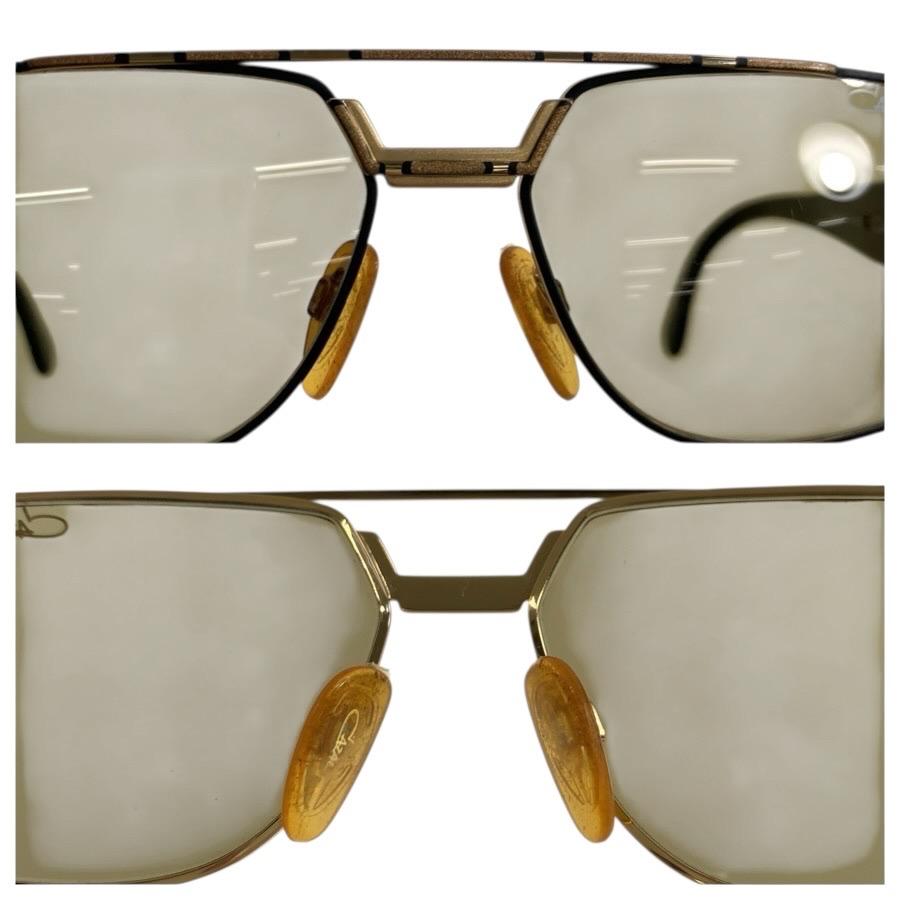 CAZAL（カザール） 美品 ブラック ゴールド メタル MOD 974 COL522 56