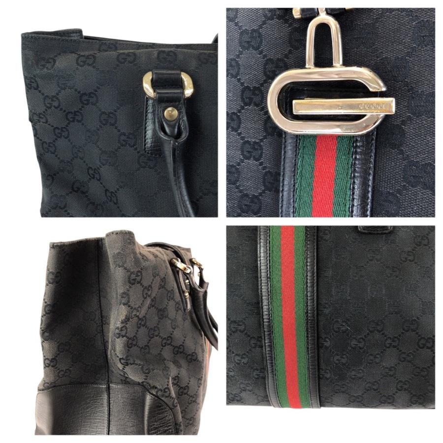 GUCCI（グッチ） シェリーライン ブラック 黒 ゴールド金具 GG