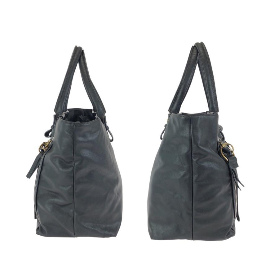 Chloe（クロエ） エクリプス ブラック 黒 ゴールド金具 レザー 01-09 