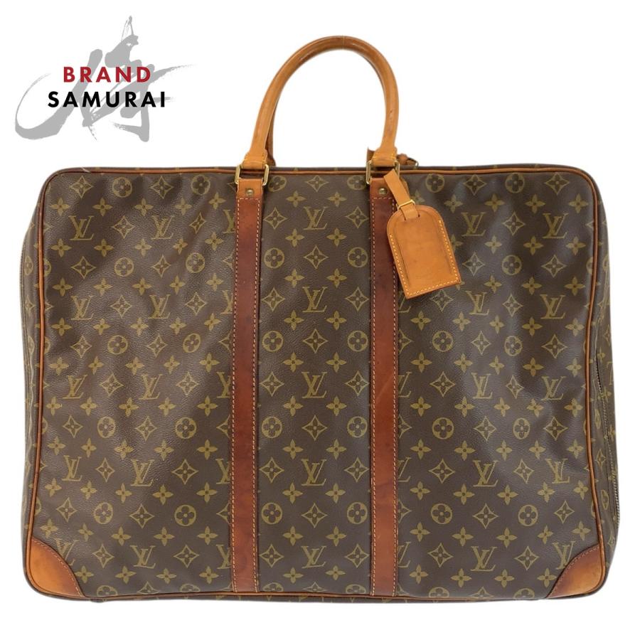 LOUIS VUITTON ルイヴィトン モノグラム シリウス 55 ブラウン ゴールド金具 PVC /レザー M41404 ボストンバッグ 旅行バッグ メンズ 602601 【中古】 LOUIS VUITTON（ルイ・ヴィトン） モノグラム シリウス 55 ブラウン