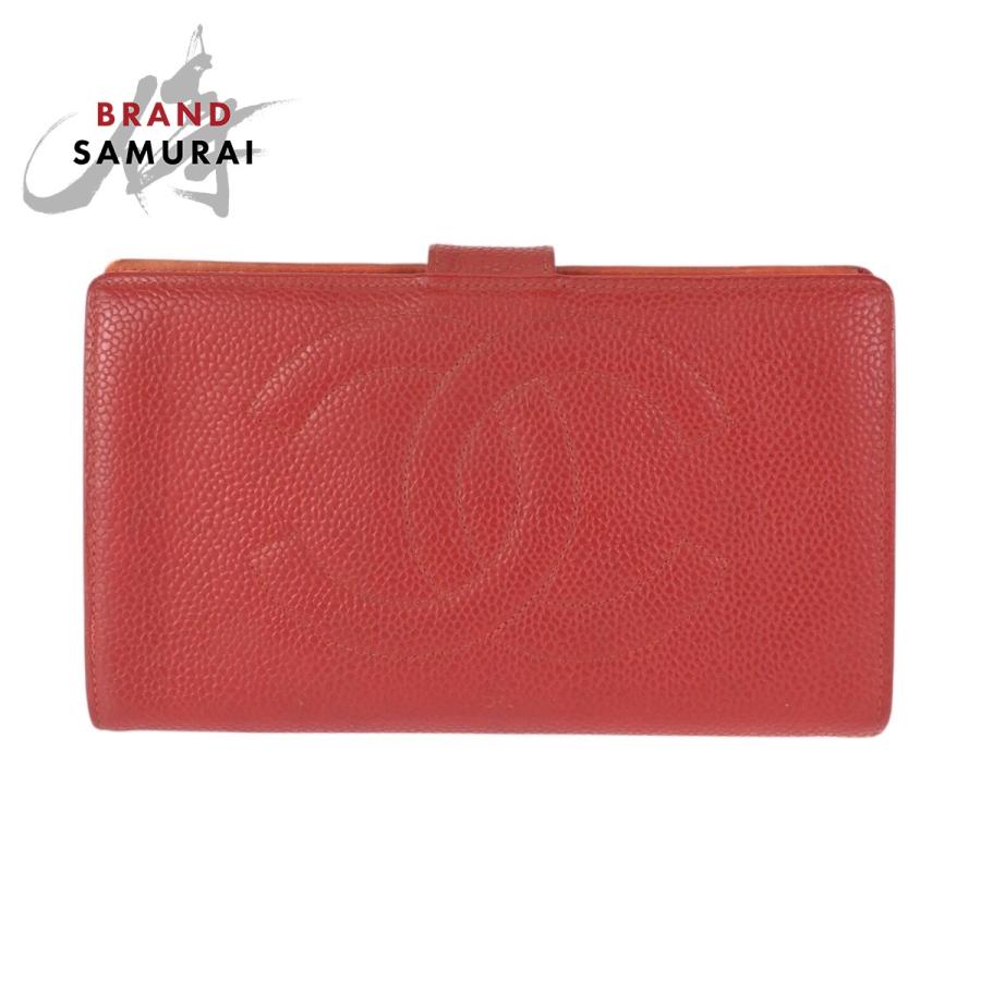 CHANEL（シャネル） 美品 ヴィンテージ ココマーク レッド ゴールド