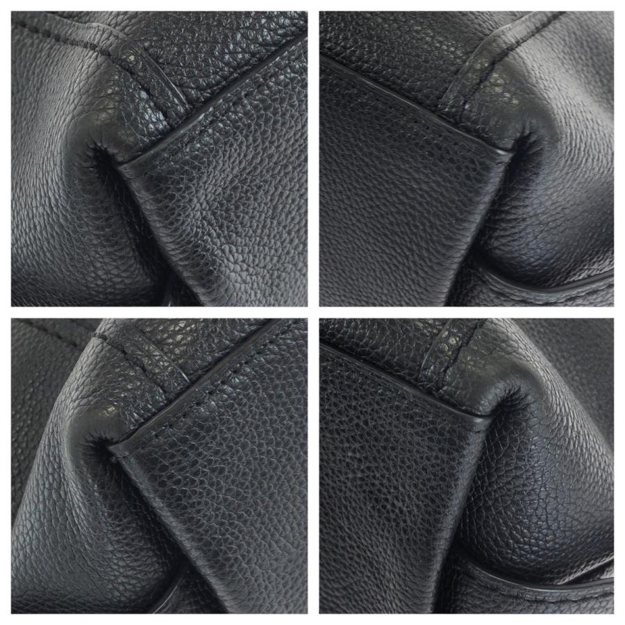 美品 COACH コーチ イーディー 2way ブラック 黒 ゴールド金具 レザー 57124 トートバッグ ショルダーバッグ レディース 602652 | COACH | 02