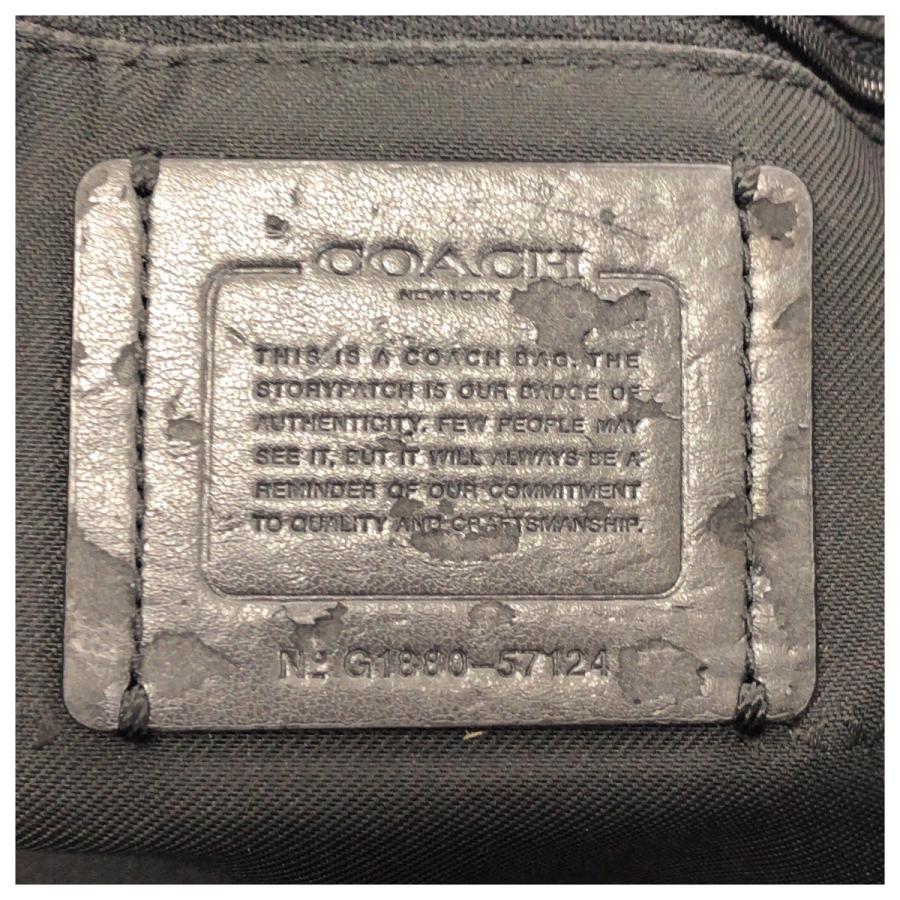 美品 COACH コーチ イーディー 2way ブラック 黒 ゴールド金具 レザー 57124 トートバッグ ショルダーバッグ レディース 602652 | COACH | 03
