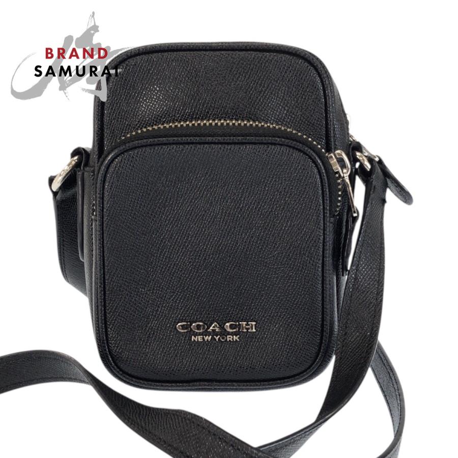 COACH（コーチ） 美品 ブラック 黒 シルバー金具 レザー F72515