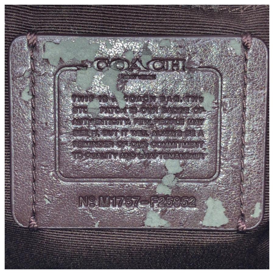 COACH（コーチ） シグネチャー 2way ベージュ ピンク ゴールド金具