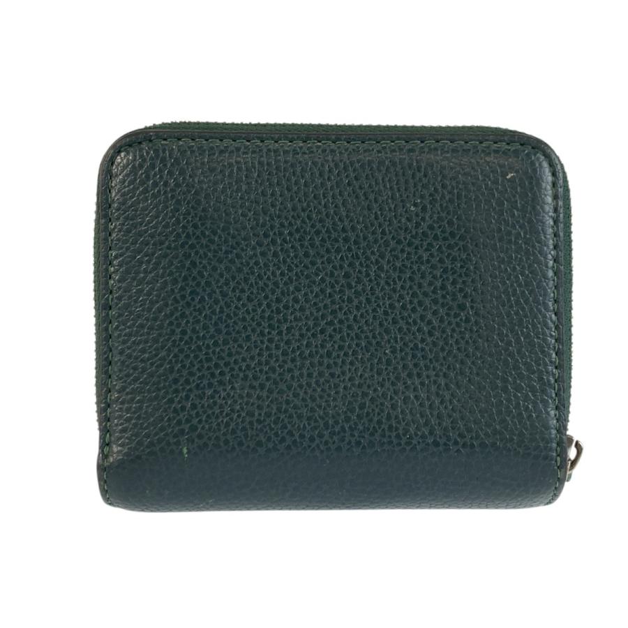 COACH（コーチ） 美品 グリーン レザー J2280 折財布 コンパクト