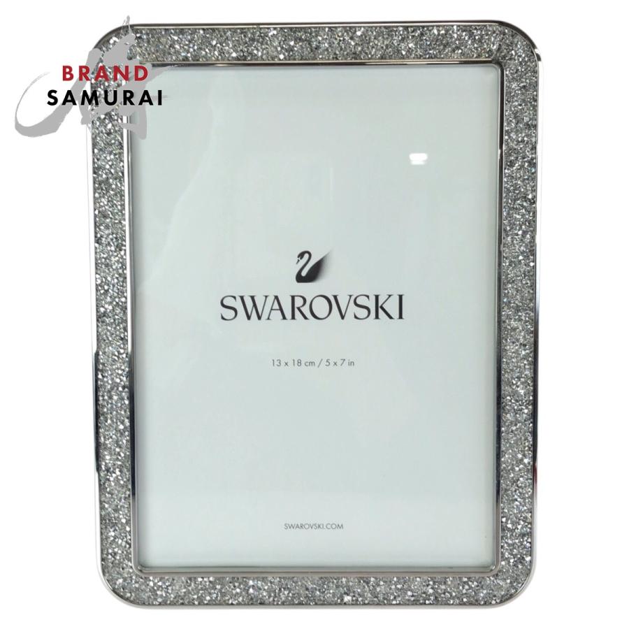 超美品 SWAROVSKI スワロフスキー Minera シルバー クリスタル/ガラス フォトフレーム レディース 602726 | SWAROVSKI