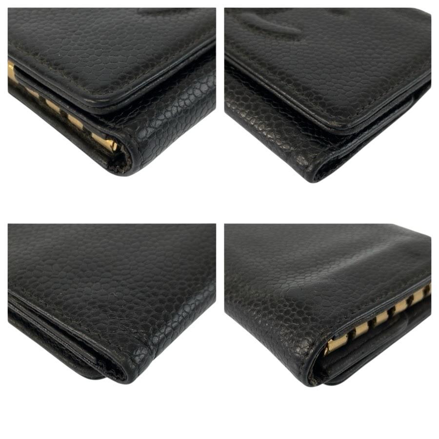 CHANEL（シャネル） 美品 ココマーク ブラック 黒 ゴールド金具 レザー