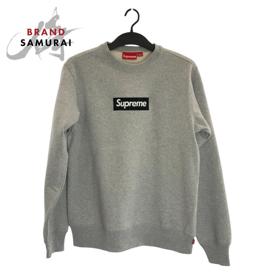 supreme トレーナー  スウェット Supreme（シュプリーム） 美品 ボックスロゴ グレー コットン