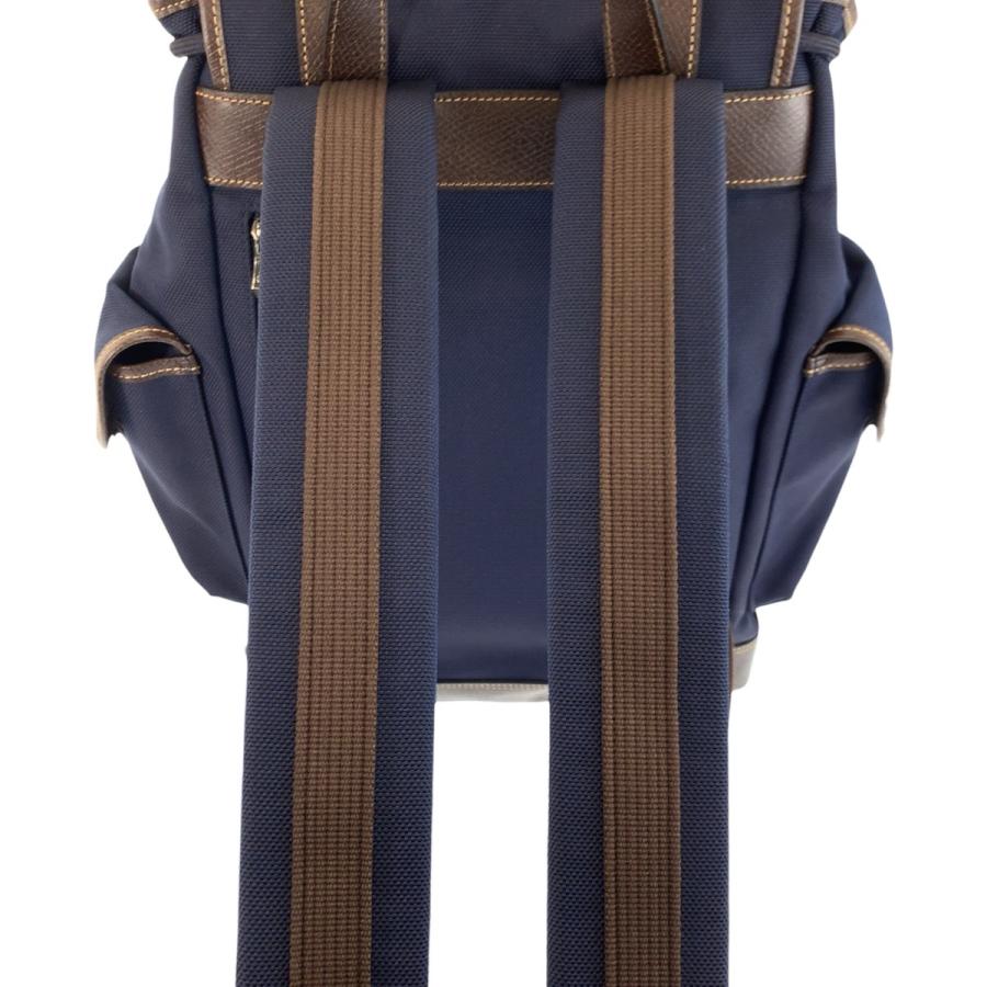 LONGCHAMP（ロンシャン） 美品 ボックスフォード ネイビー ブラウン