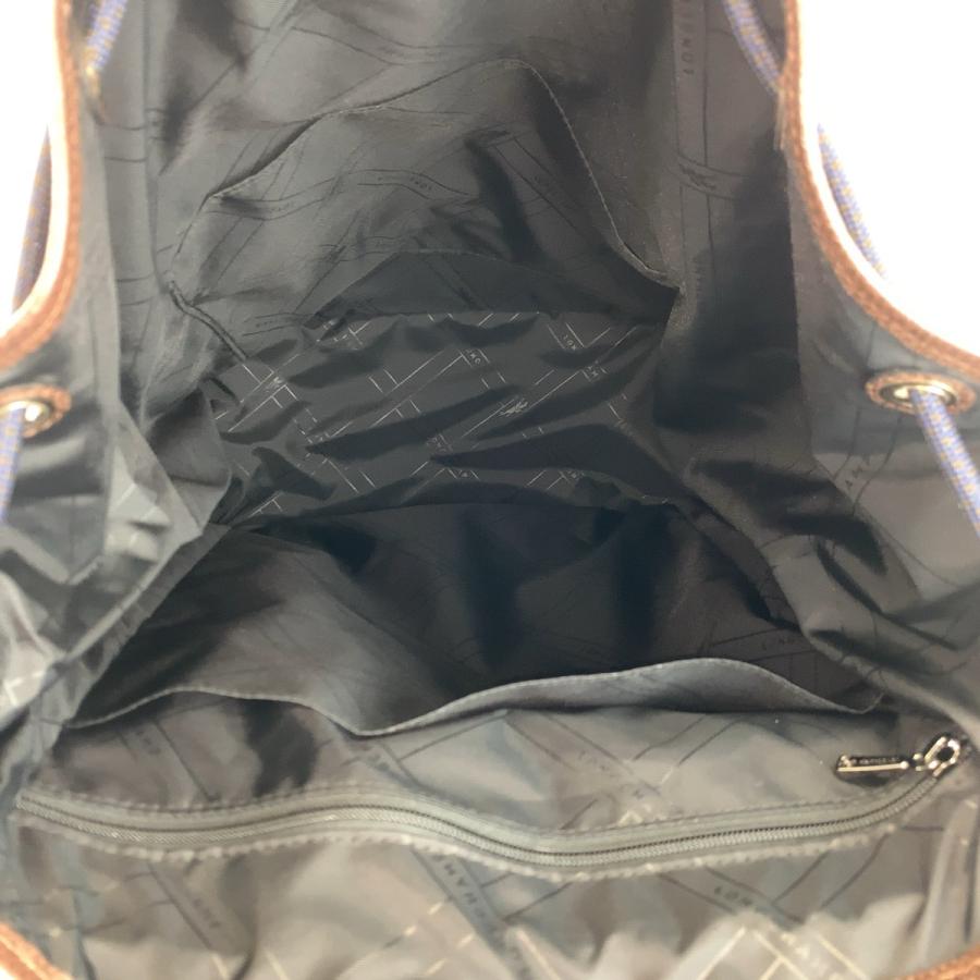 LONGCHAMP（ロンシャン） 美品 ボックスフォード ネイビー ブラウン