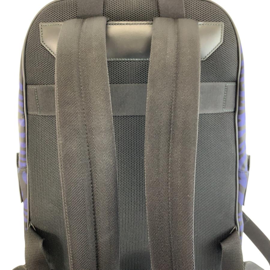 Bally（バリー） 超美品 ゼブラ柄 ネイビー ブラック ナイロン