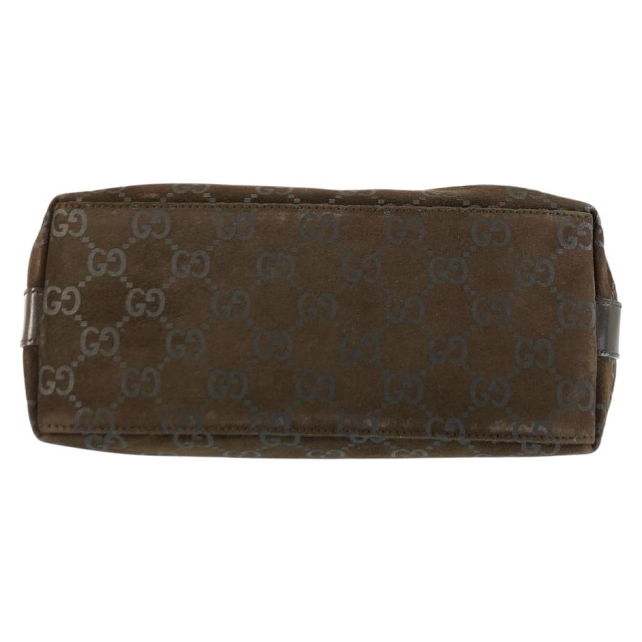 GUCCI（グッチ） 美品 GG柄 ブラウン スウェード 000 0602 ショルダー