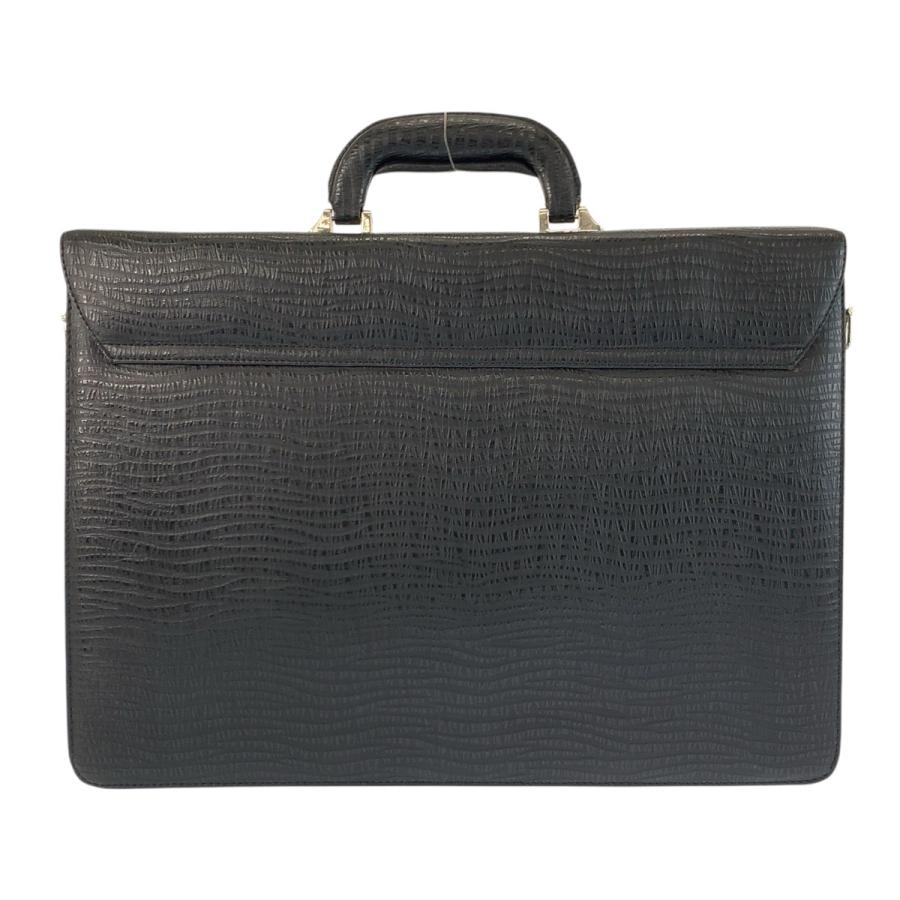dunhill（ダンヒル） 美品 ブラック 黒 シルバー金具 レザー ビジネス 