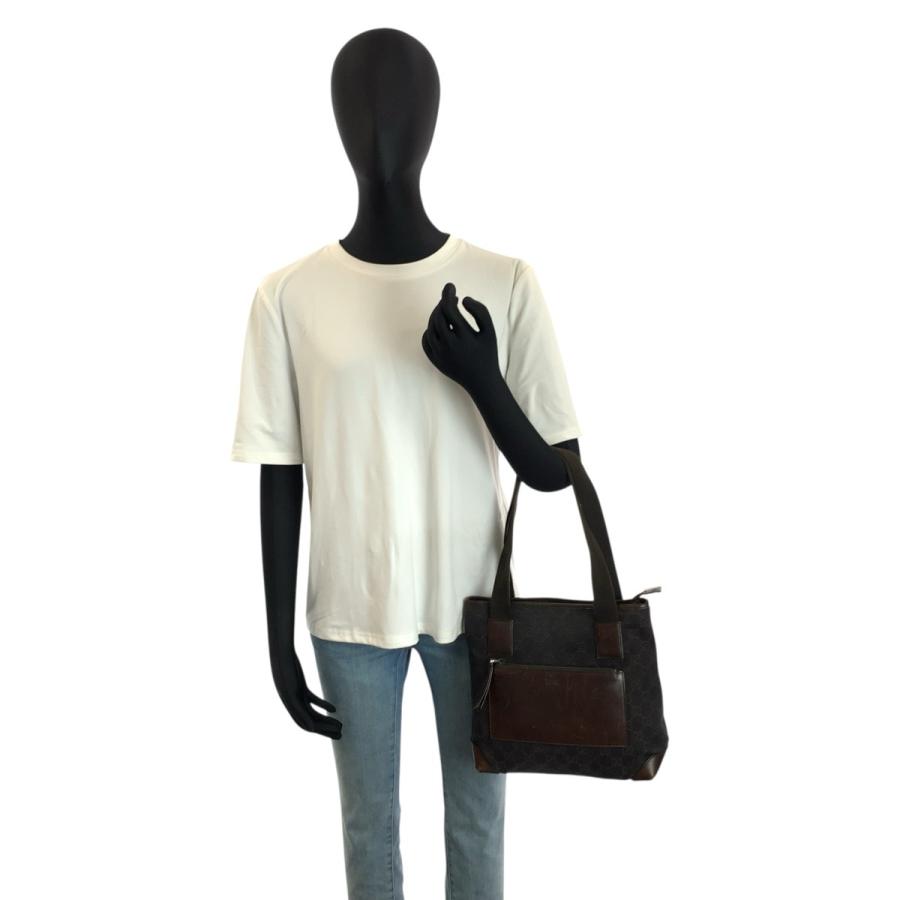 GUCCI（グッチ） ブラウン GGキャンバス/レザー 28893 トートバッグ