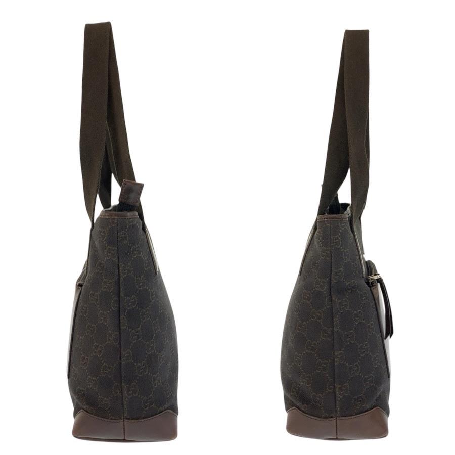 GUCCI（グッチ） ブラウン GGキャンバス/レザー 28893 トートバッグ