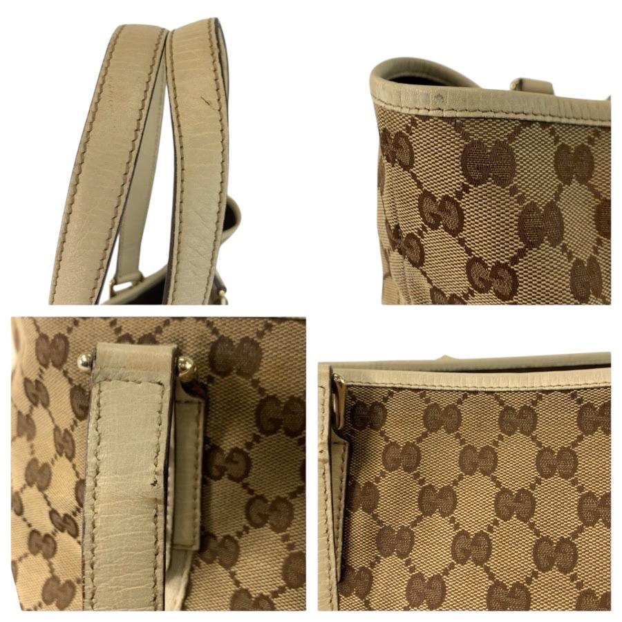 GUCCI グッチ シェリーライン ベージュ アイボリー ゴールド金具 GGキャンバス 124404 トートバッグ ショルダーバッグ レディース 602825 | GUCCI | 04