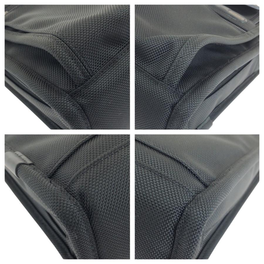 美品 TUMI トゥミ ALPHA 2way ブラック 黒 ガンメタ金具 ナイロン 26114D4 ビジネスバッグ ブリーフケース メンズ 602829 | TUMI | 02