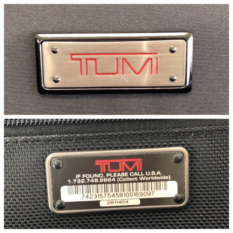美品 TUMI トゥミ ALPHA 2way ブラック 黒 ガンメタ金具 ナイロン 26114D4 ビジネスバッグ ブリーフケース メンズ 602829 | TUMI | 03