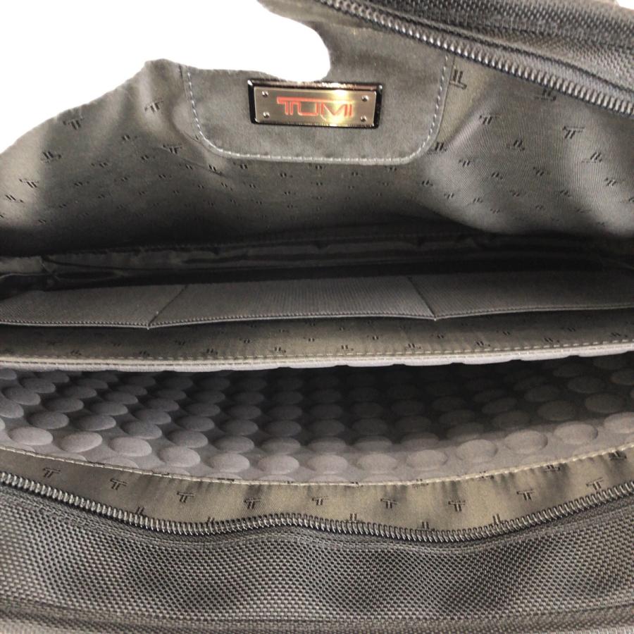 美品 TUMI トゥミ ALPHA 2way ブラック 黒 ガンメタ金具 ナイロン 26114D4 ビジネスバッグ ブリーフケース メンズ 602829 | TUMI | 08