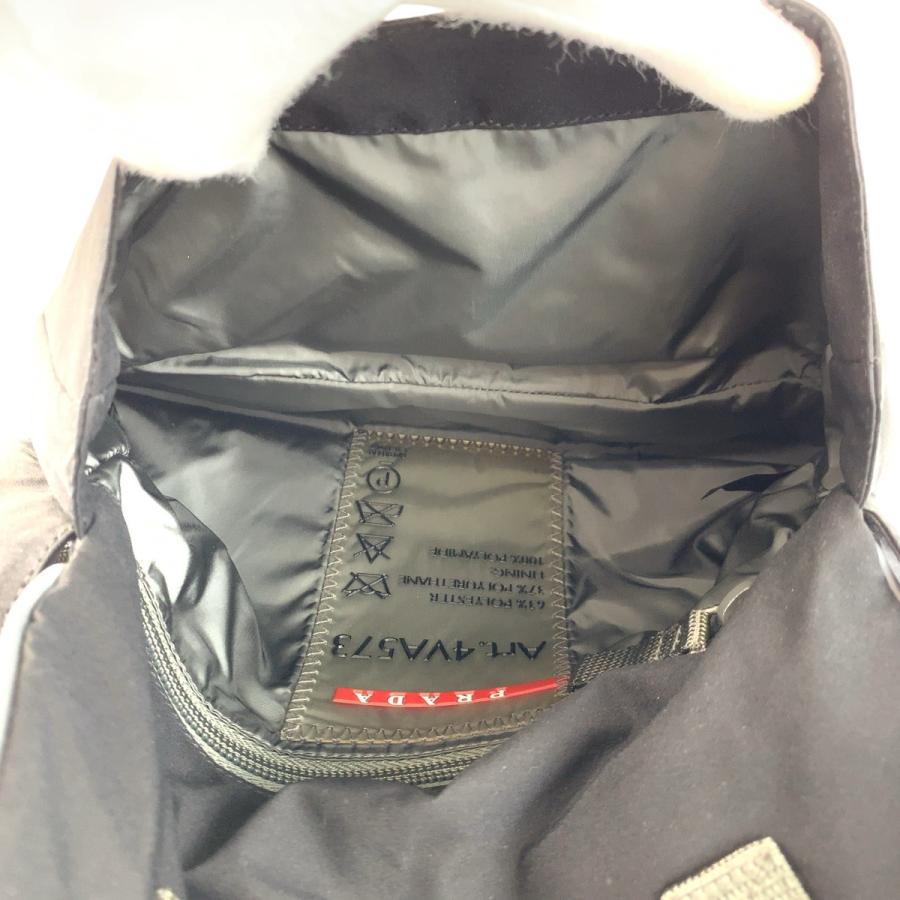 PRADA（プラダ） 美品 プラダスポーツ ブラック グレー シルバー金具