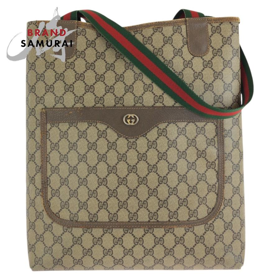 GUCCI（グッチ） オールドグッチ シェリーライン ベージュ ブラウン GG 