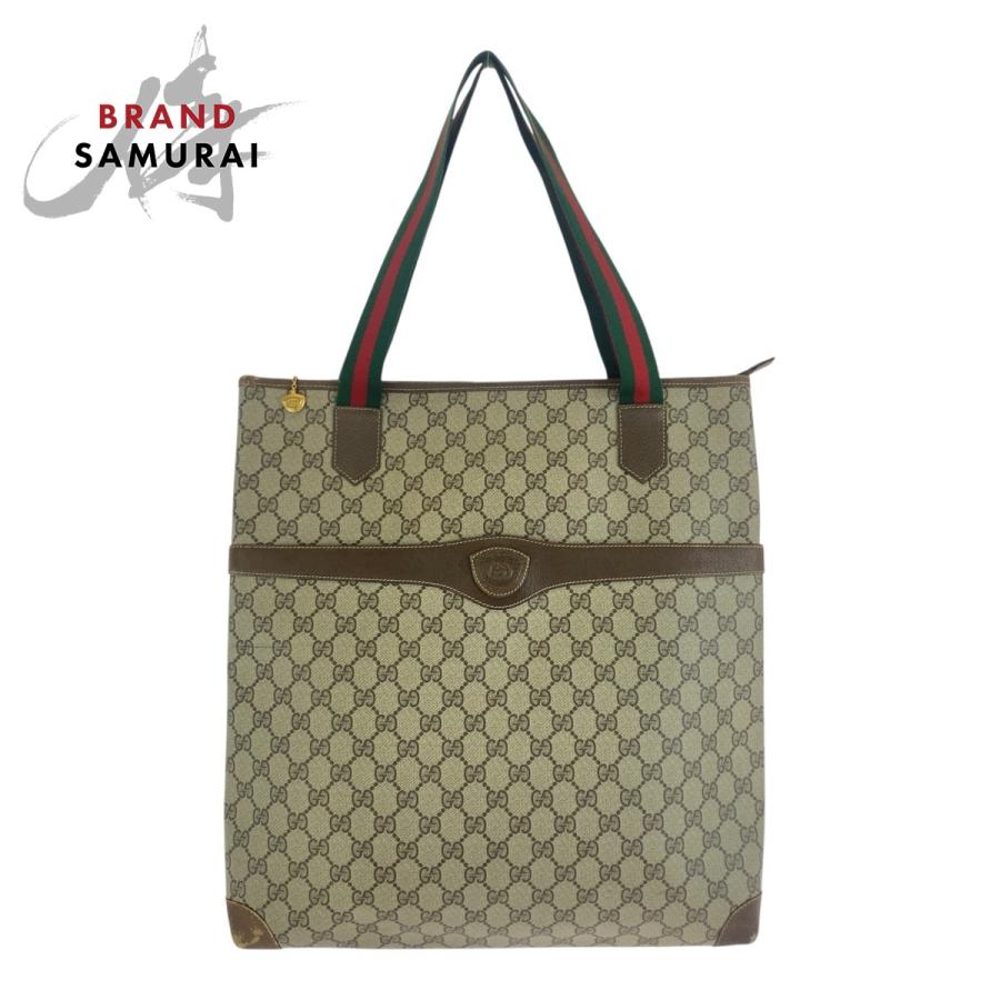 GUCCI（グッチ） シェリーライン ベージュ ブラウン ゴールド金具 002